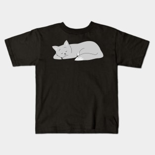Cat On Bump Maternity Shirt, Cat Pregnancy Tee Shirt, Funny Pregnant Shirt, Cute Maternity Shirt, Baby Announcement Shirt, Sleep Cat Shirt Kids T-Shirt